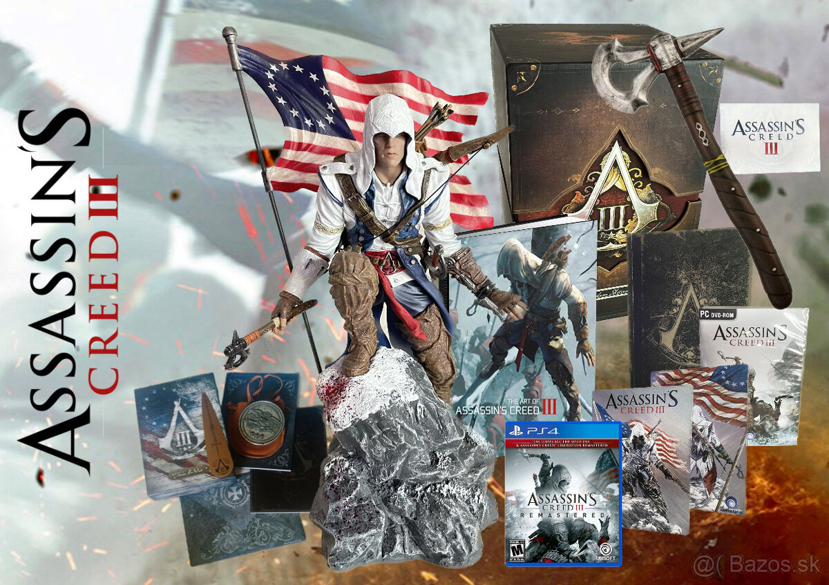 ASSASSIN CREED III FREEDOM EDITION REMASTERED PS4