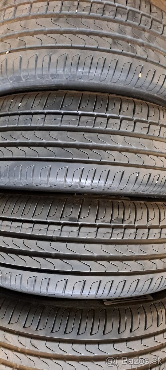 Predám 4ks slušné letné 205/55r17-91V Pirelli