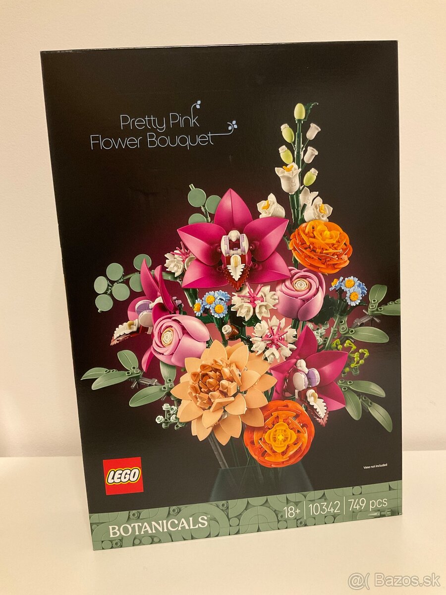 LEGO Botanicals 10342 Krásna kytica ružových kvetov