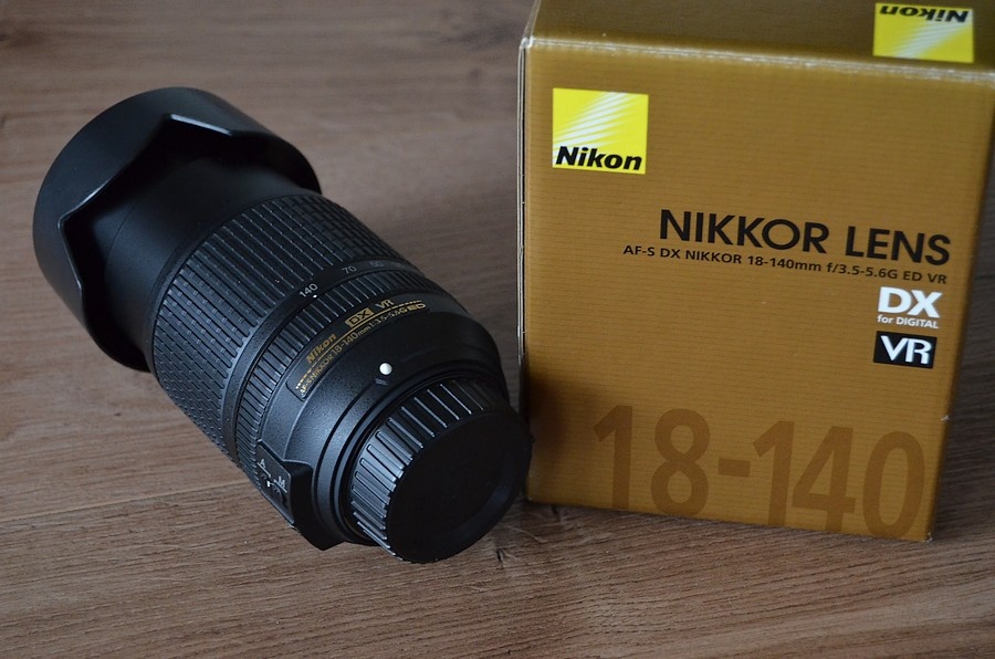 Objektív Nikkor 18 - 140 3,5 - 5,6 AF VR stabilizacia- nikon