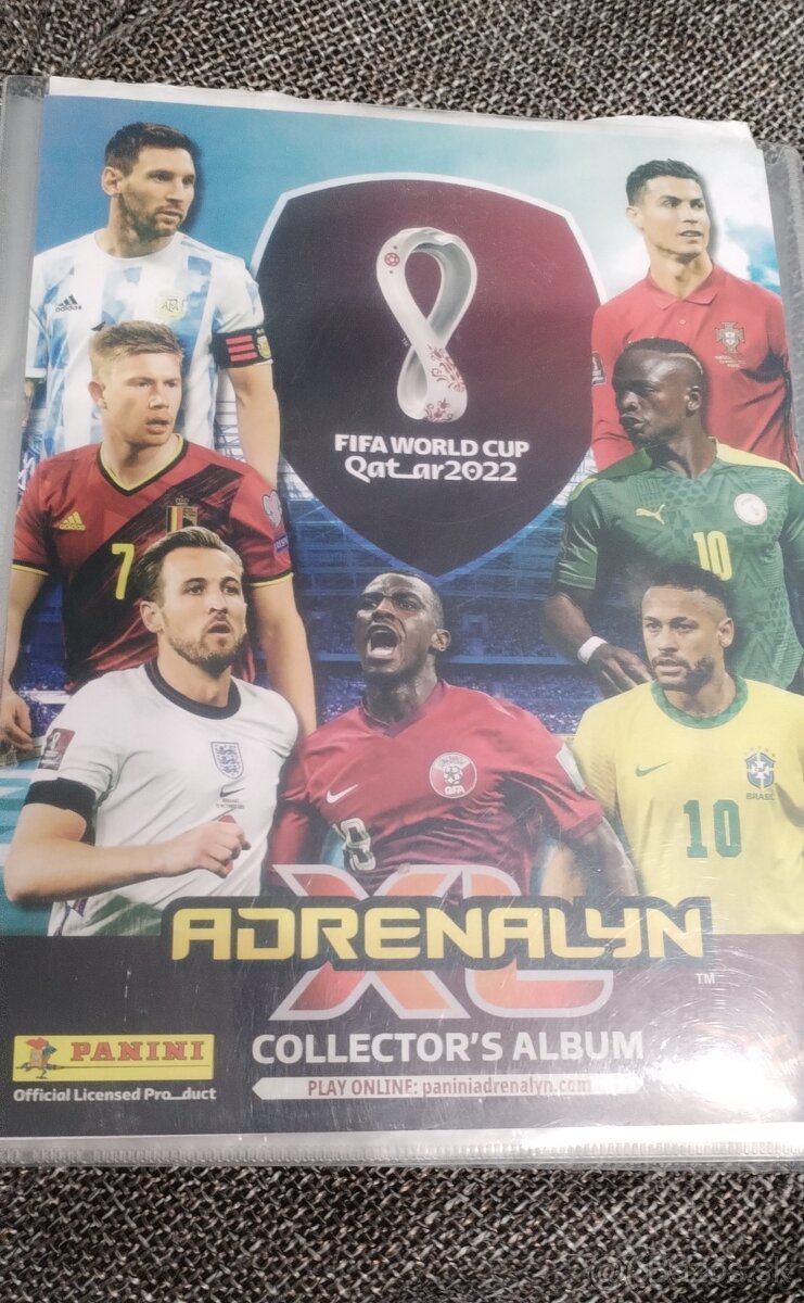 Futbalové karty FIFA Qatar 2022 ADRENALYN XL