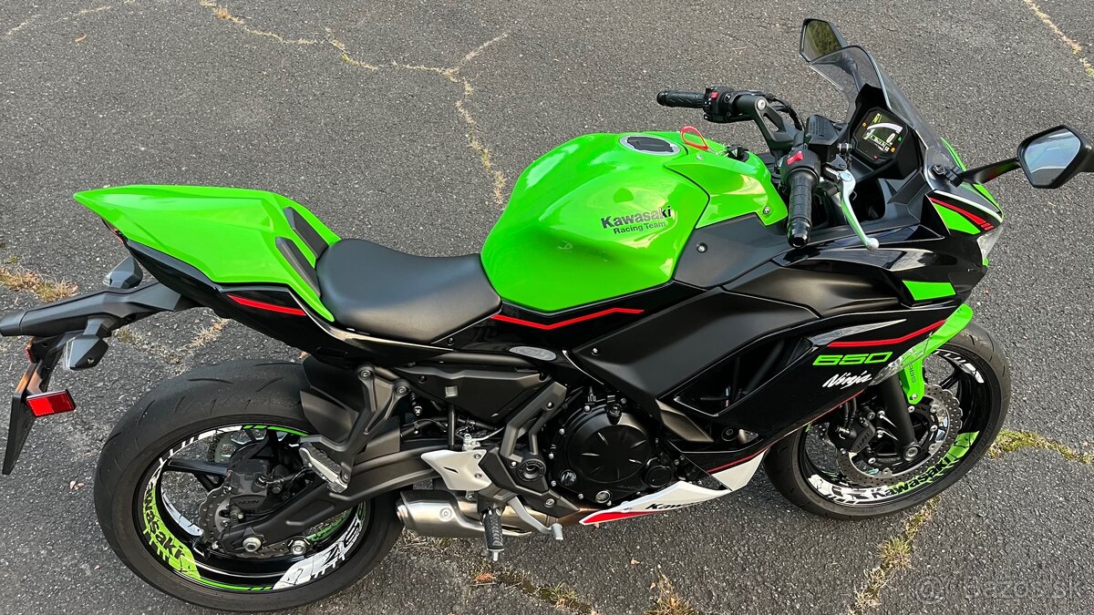 Kawasaki Ninja 650, 1295 km, stav novej