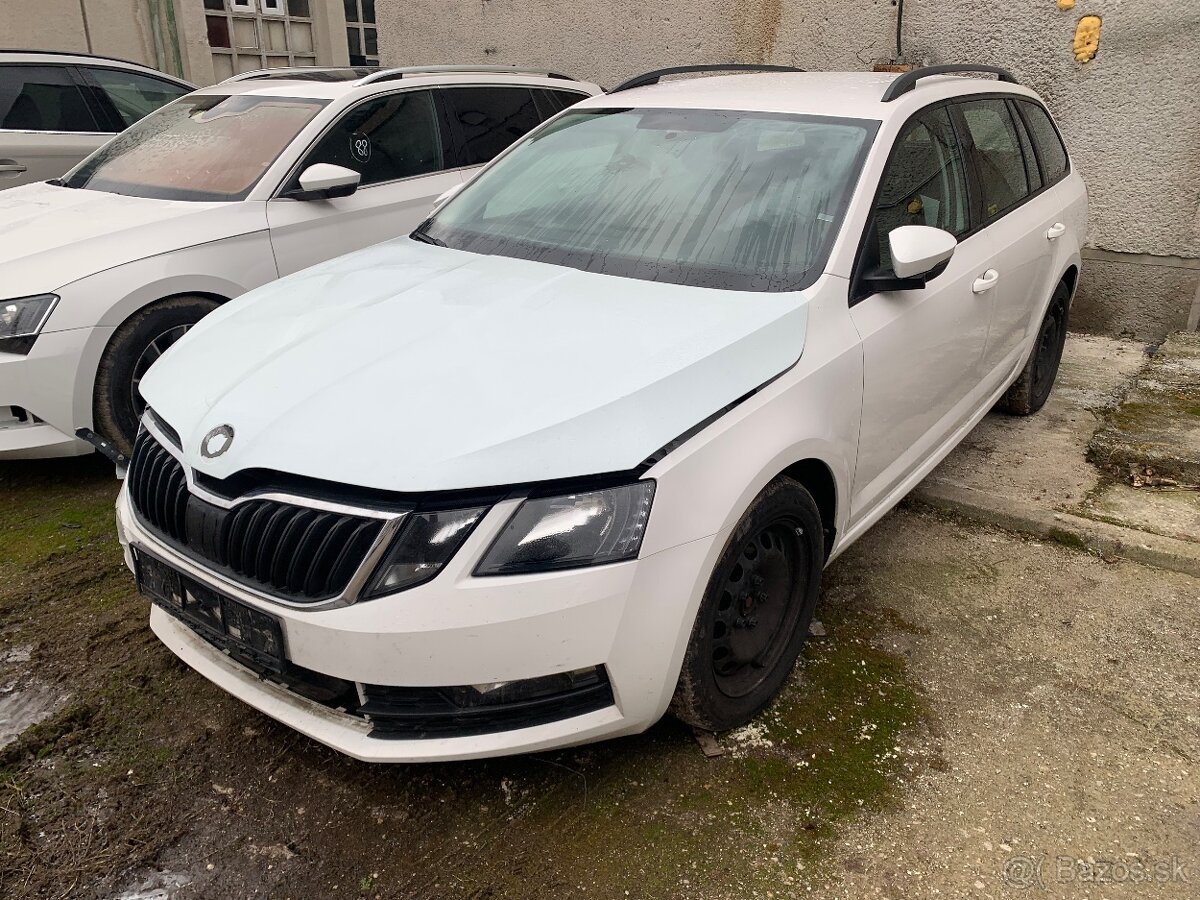 Predám havarovanú Škoda Octavia 1.6 TDi 85kw automat rv 2018