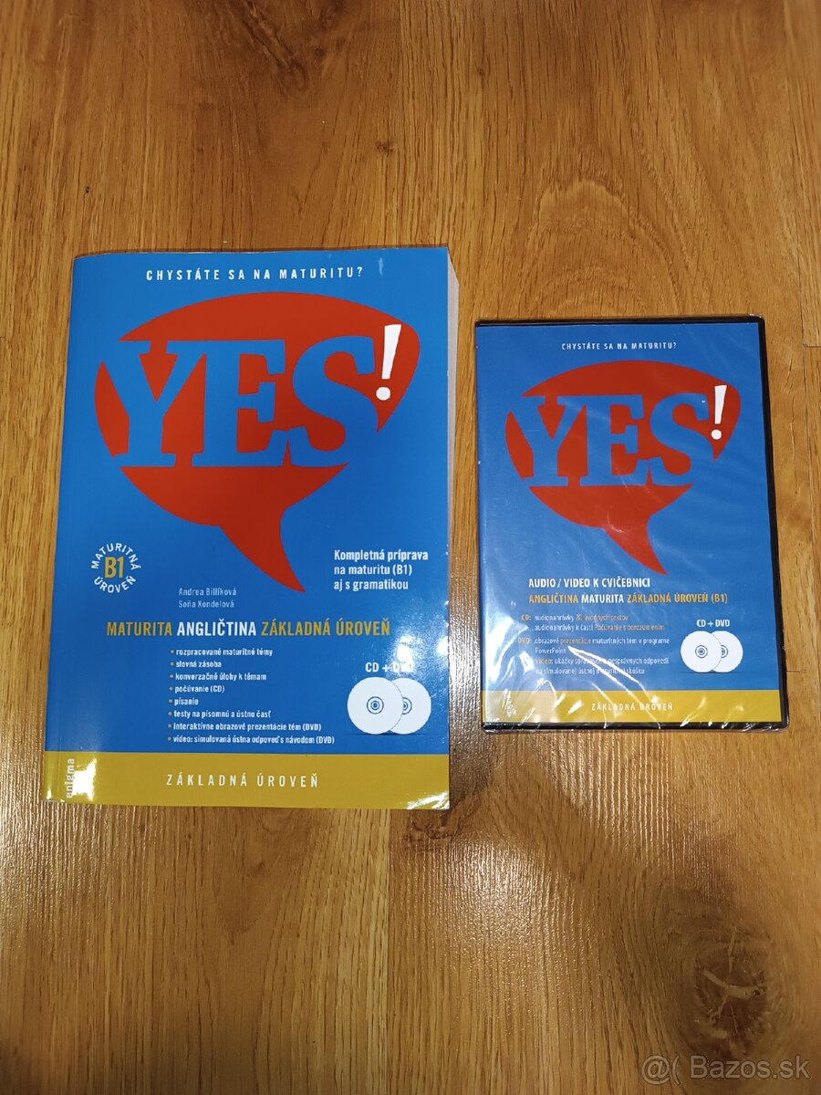 YES - učebnica z angličtiny (B1), CD + DVD