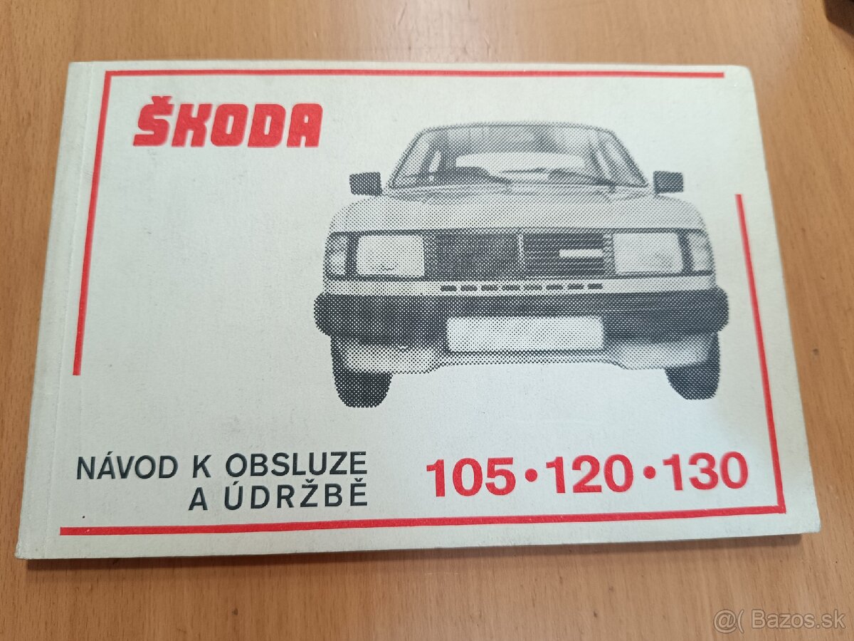 Navod k obsluhe + zarucny list škoda 105-130