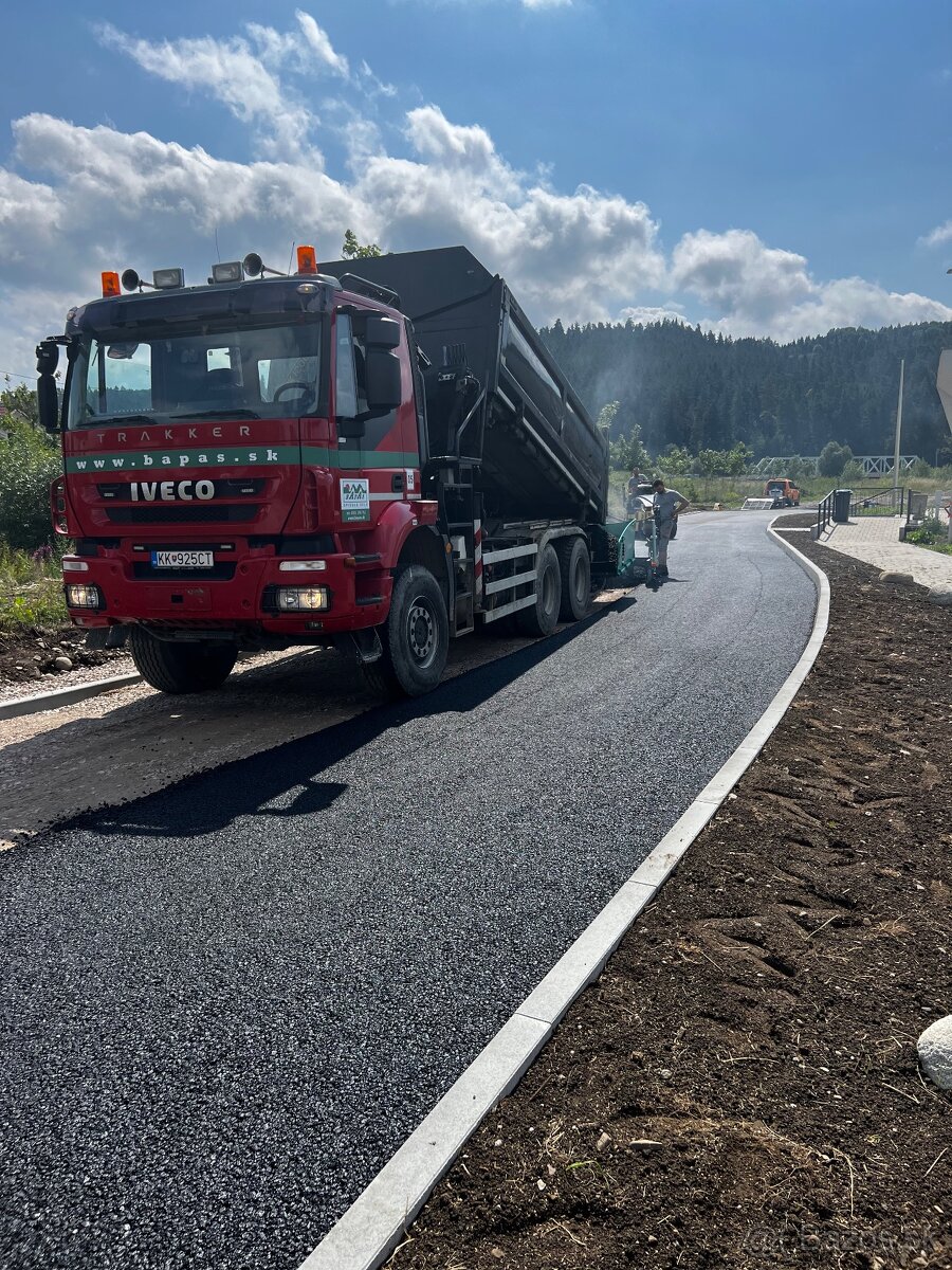 Predam Iveco sklápač 6x6 Hydraulická ruka