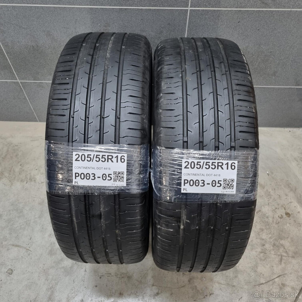 Letné pneumatiky 205/55 R16 CONTINENTAL DOT4418