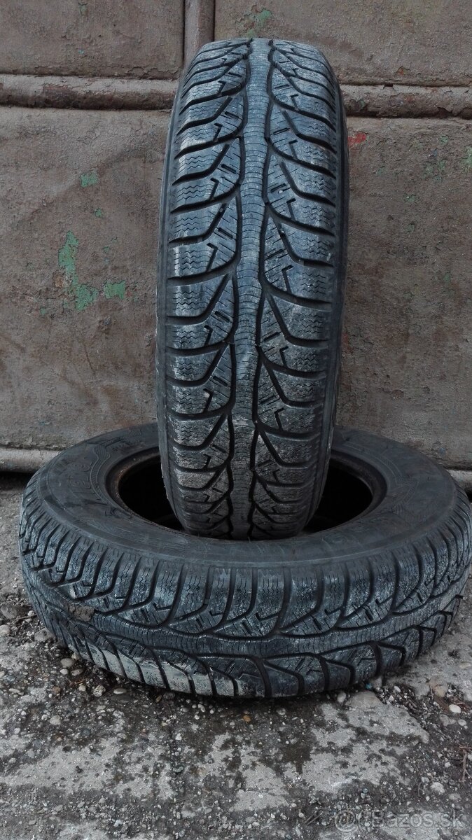 Predám 2-Zimné pneumatiky Kleber Krisalp 155/80 R13