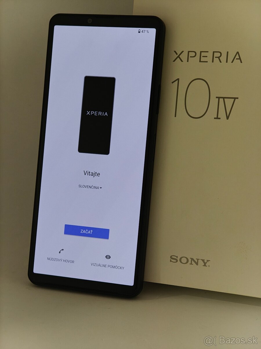 Sony Xperia 10 IV black dualSIM 6/128 NOVÁ ZÁRUKA