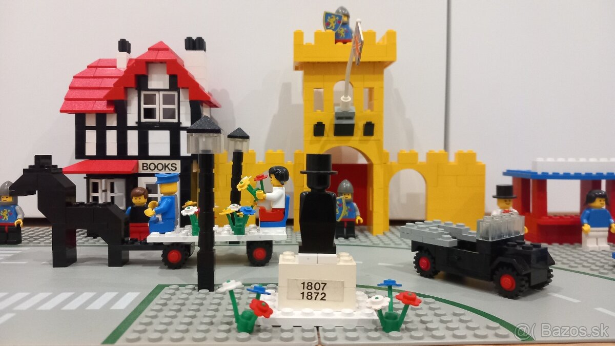 Stare Lego 1592 town square castle z roku 1980