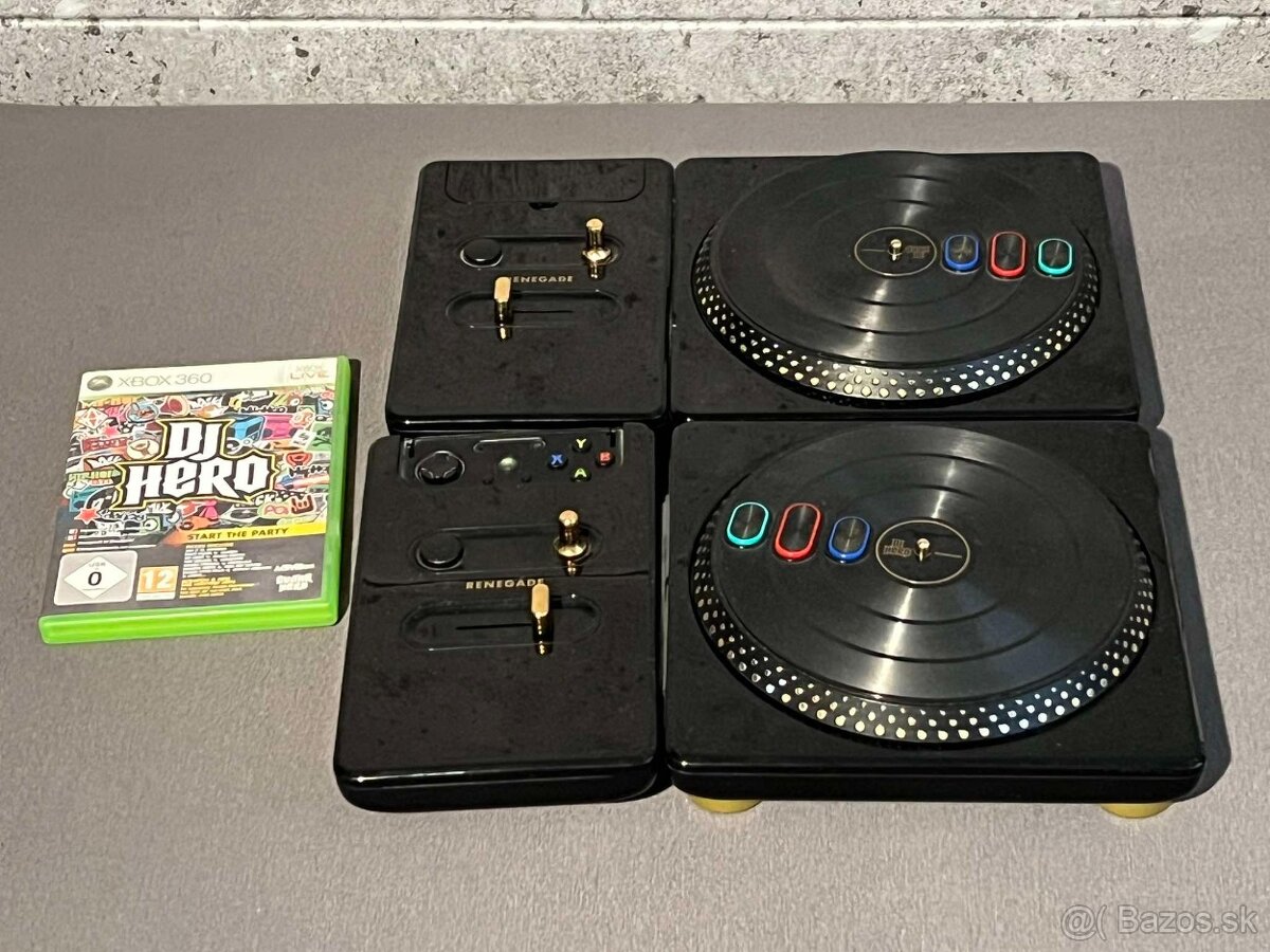 Predám DJ Hero Pulty + DJ Hero hru