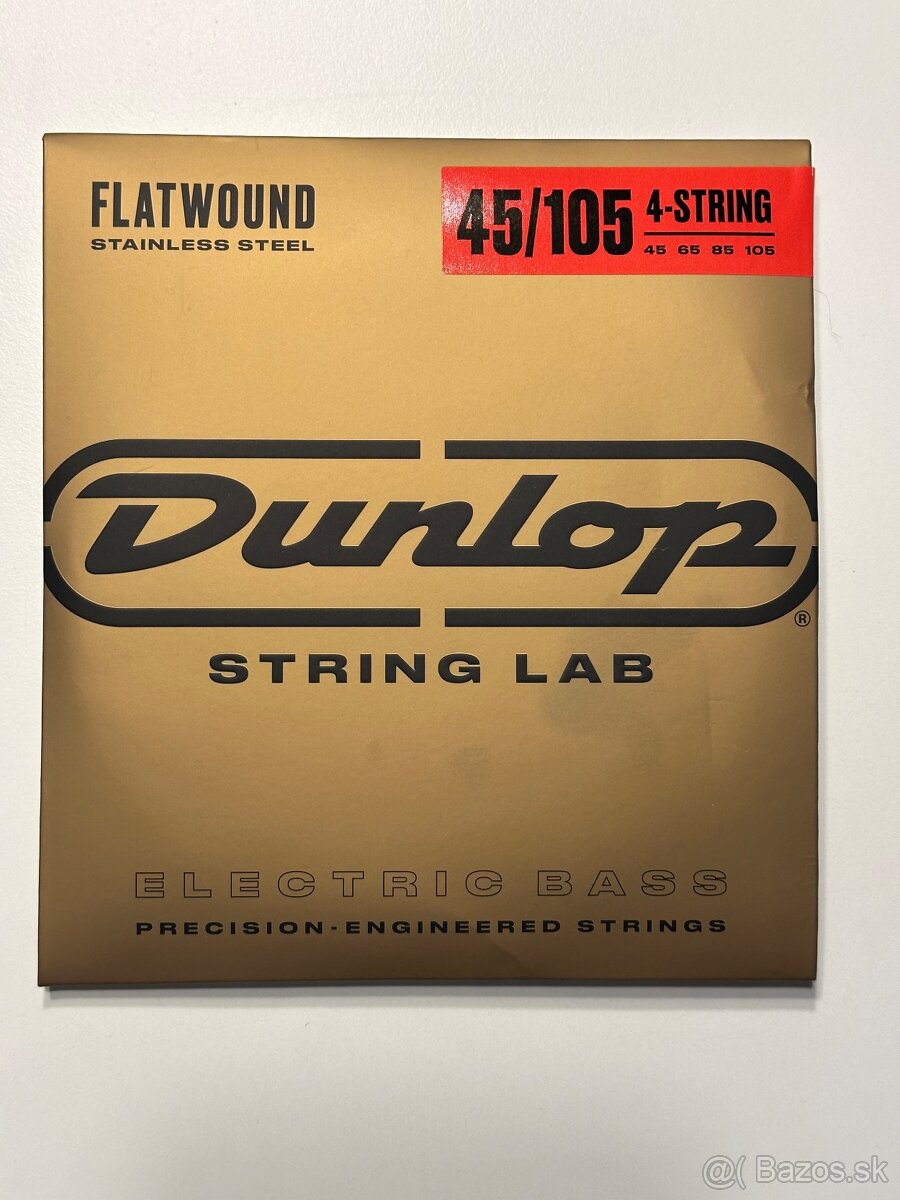 Struny Dunlop Flatwound 45/105