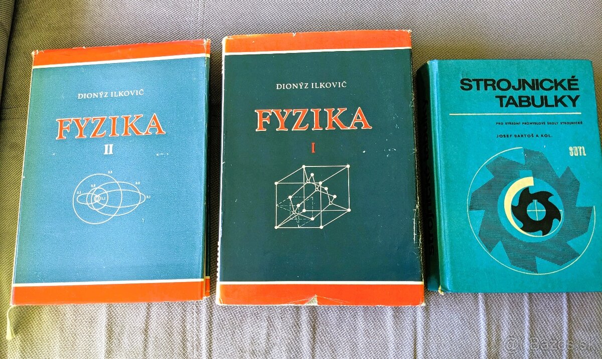 strojnícke tabauľky + fyzika I., II. + zábavná matematika