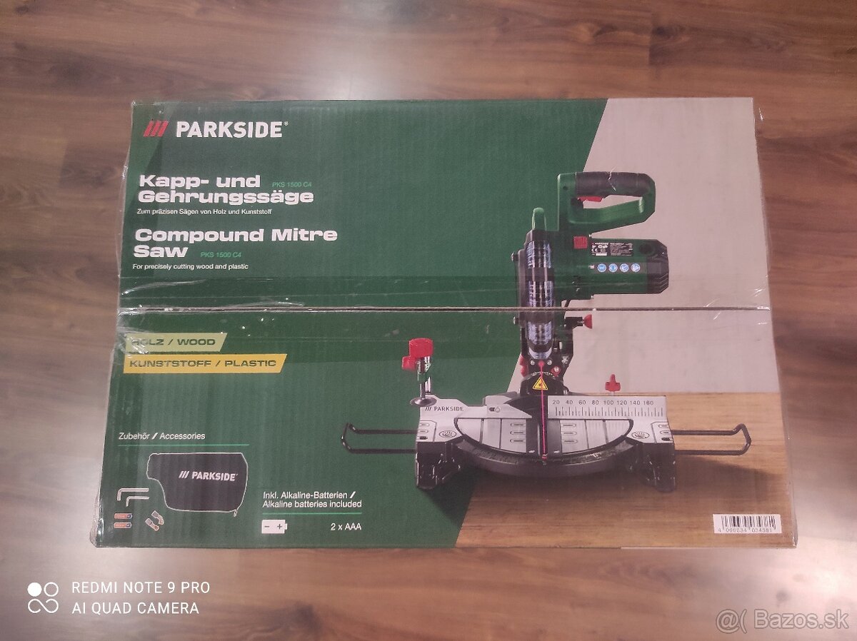 PARKSIDE® Skracovacia a pokosová píla PKS 1500 C4