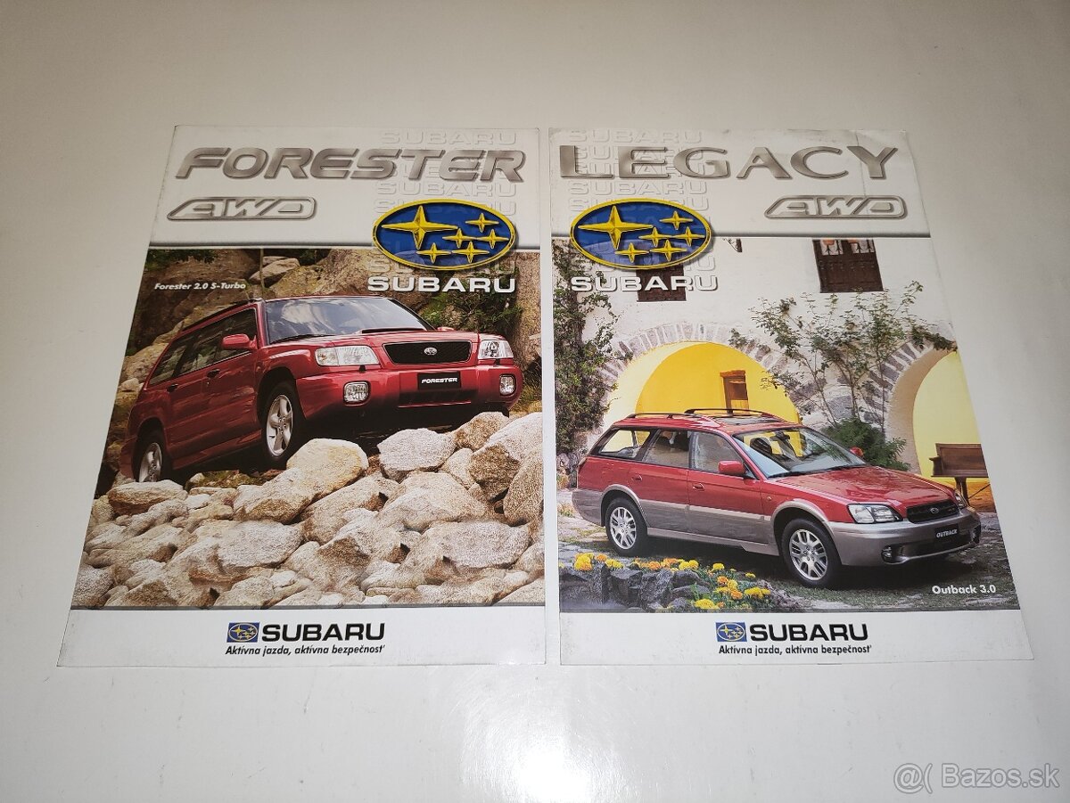 Prospekty Subaru - Forester, Legacy