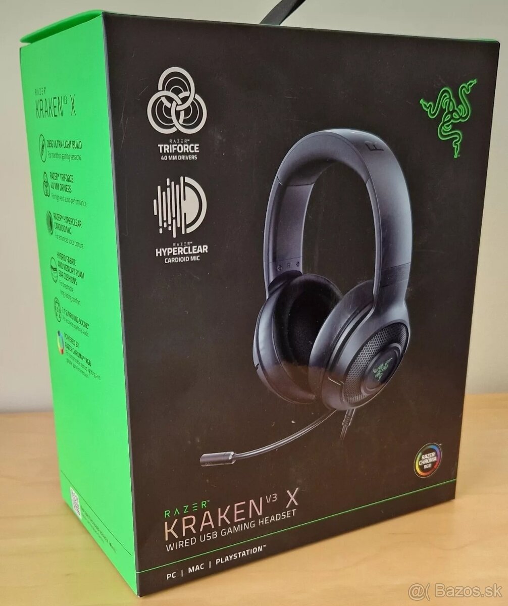 Razer Kraken V3 X Wired USB