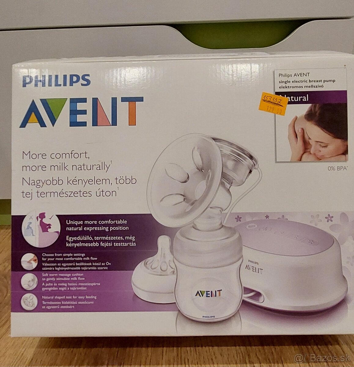 Philips Avent elektrická odsávačka