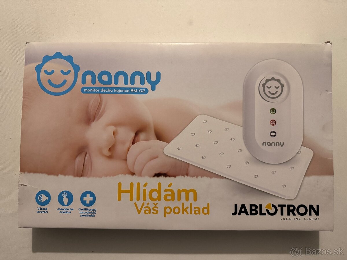 Jablotron Monitor Dychu Nanny BM 02