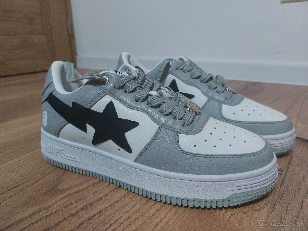 Bathing Ape Bape Sta Low Grey Black