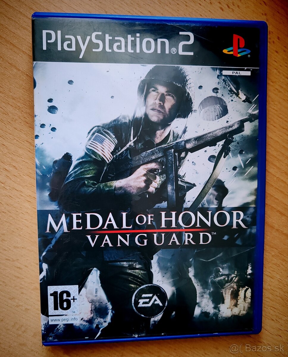 Medal of Honor Vanguard CZ ( TOP STAV )  PS2