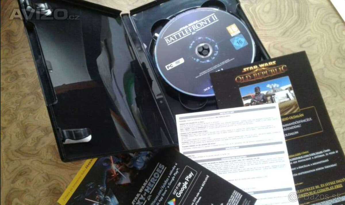 STAR WARS - PC hra BATTLEFRONT II - 7 kusů DVDček