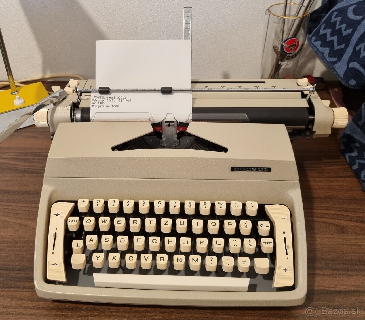 Písací stroj consul 222.2