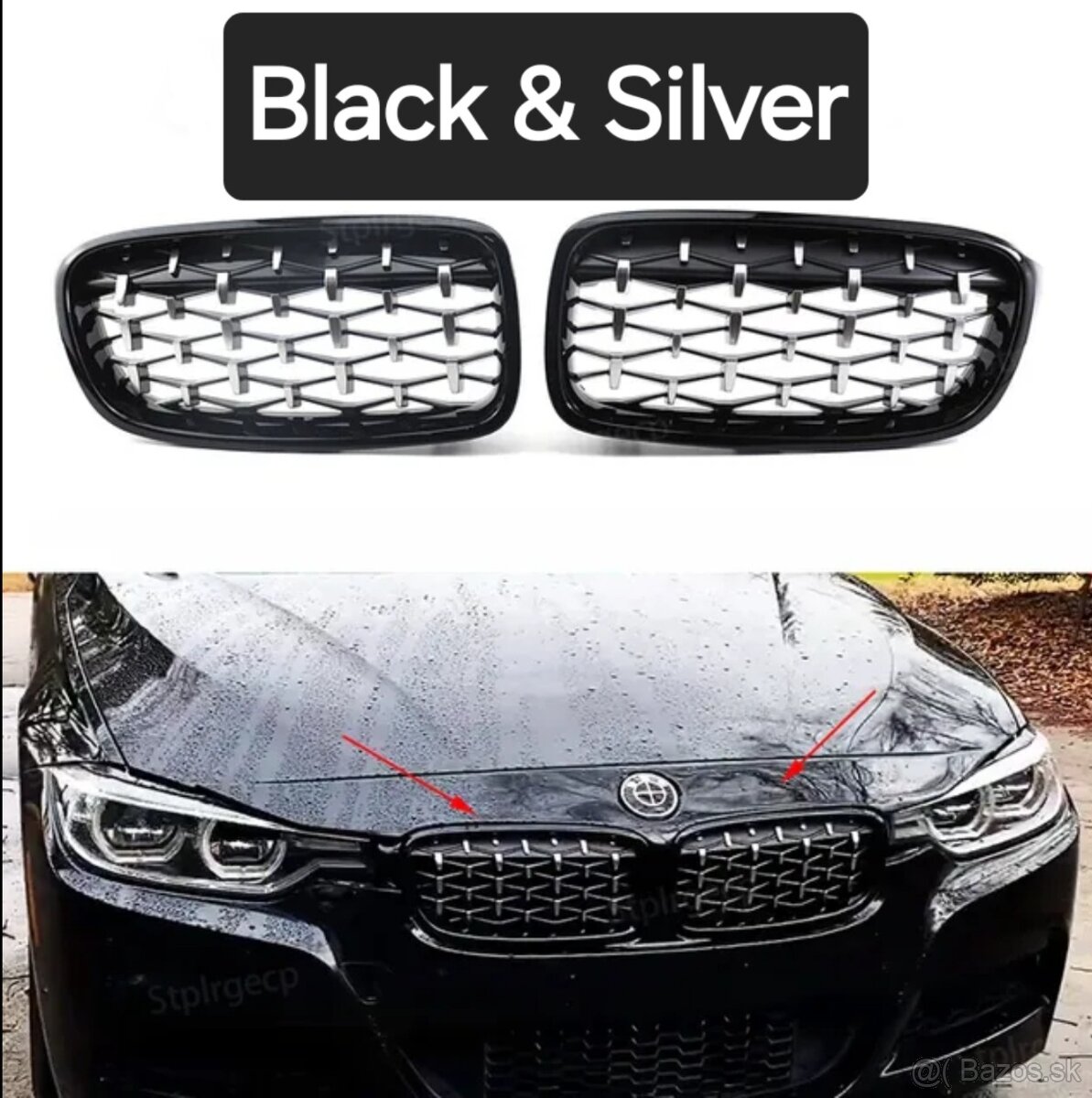 BMW predný Grill ,,diamantový" BMW radu 3