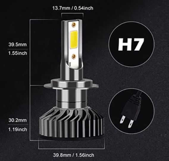 LED H7 30 000LM