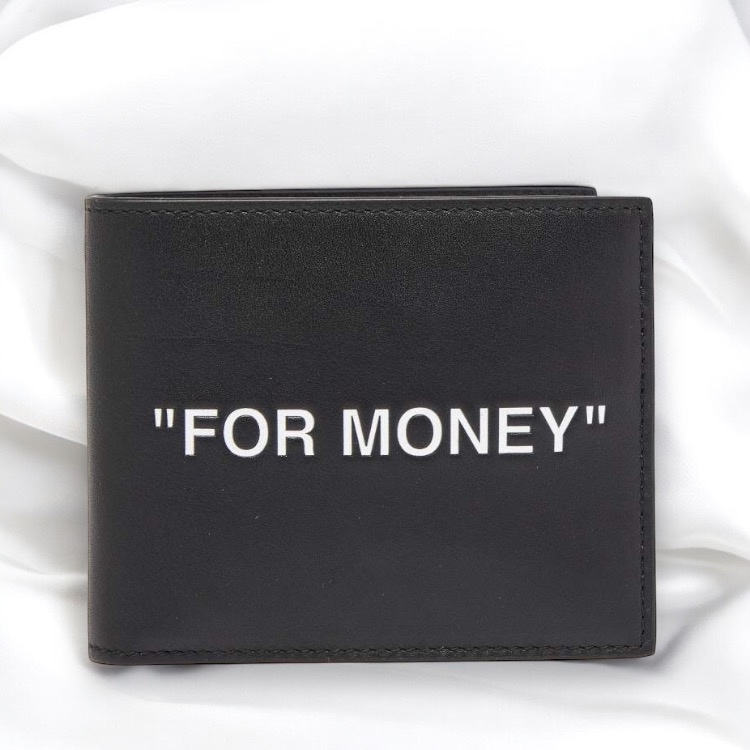 Off-White™ "FOR MONEY" Limitovaná Peňaženka