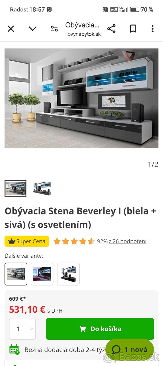 Obývacia stena