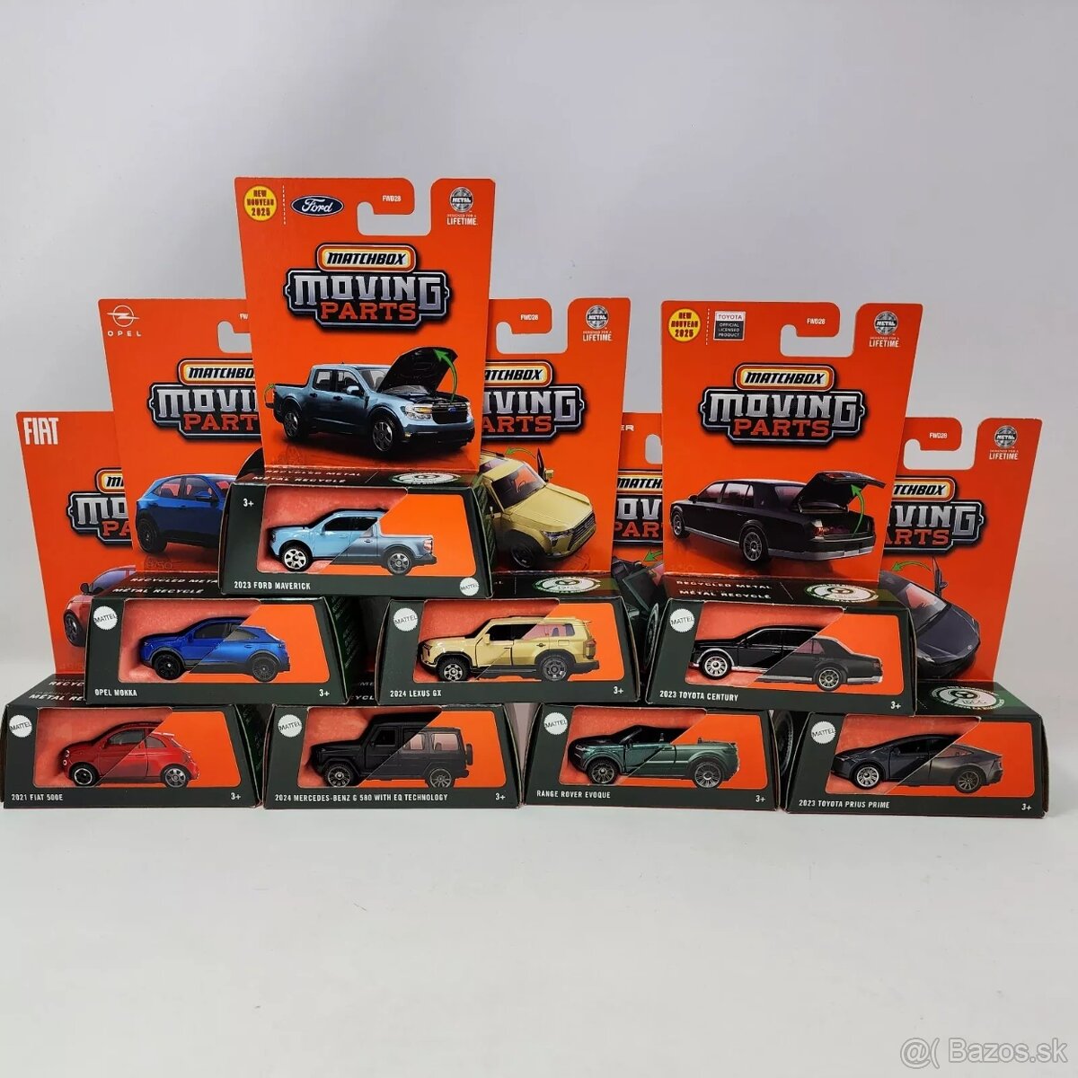 modely Matchbox Moving Parts