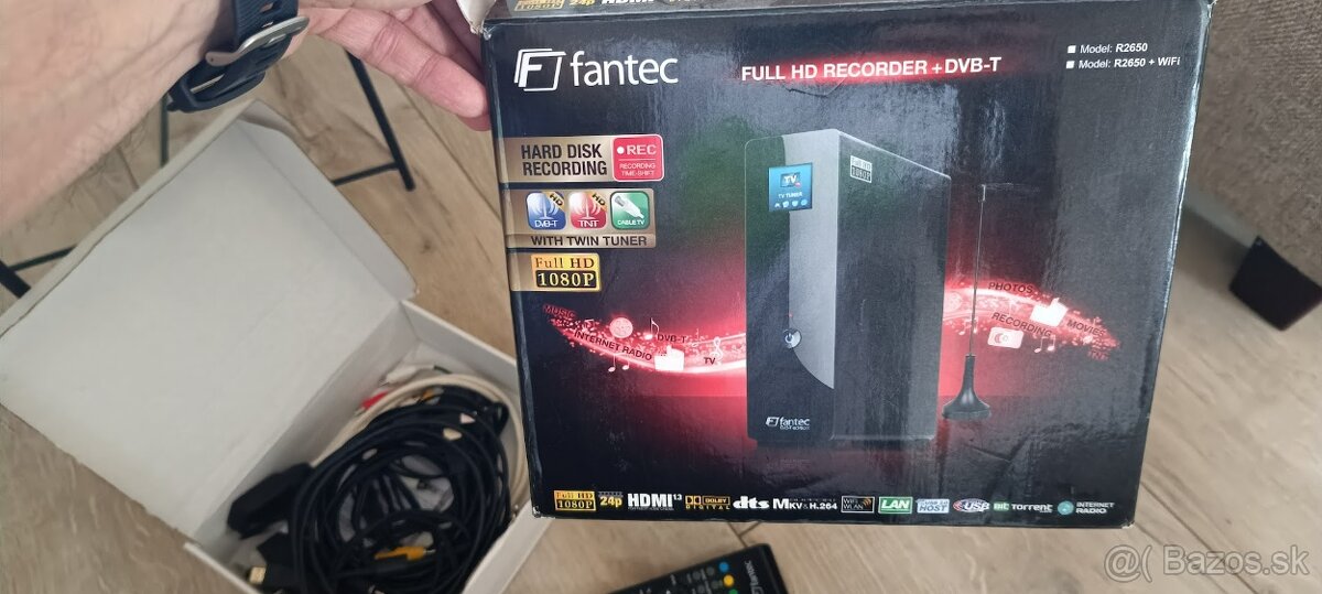 Sieťový HDD a media player Fantec