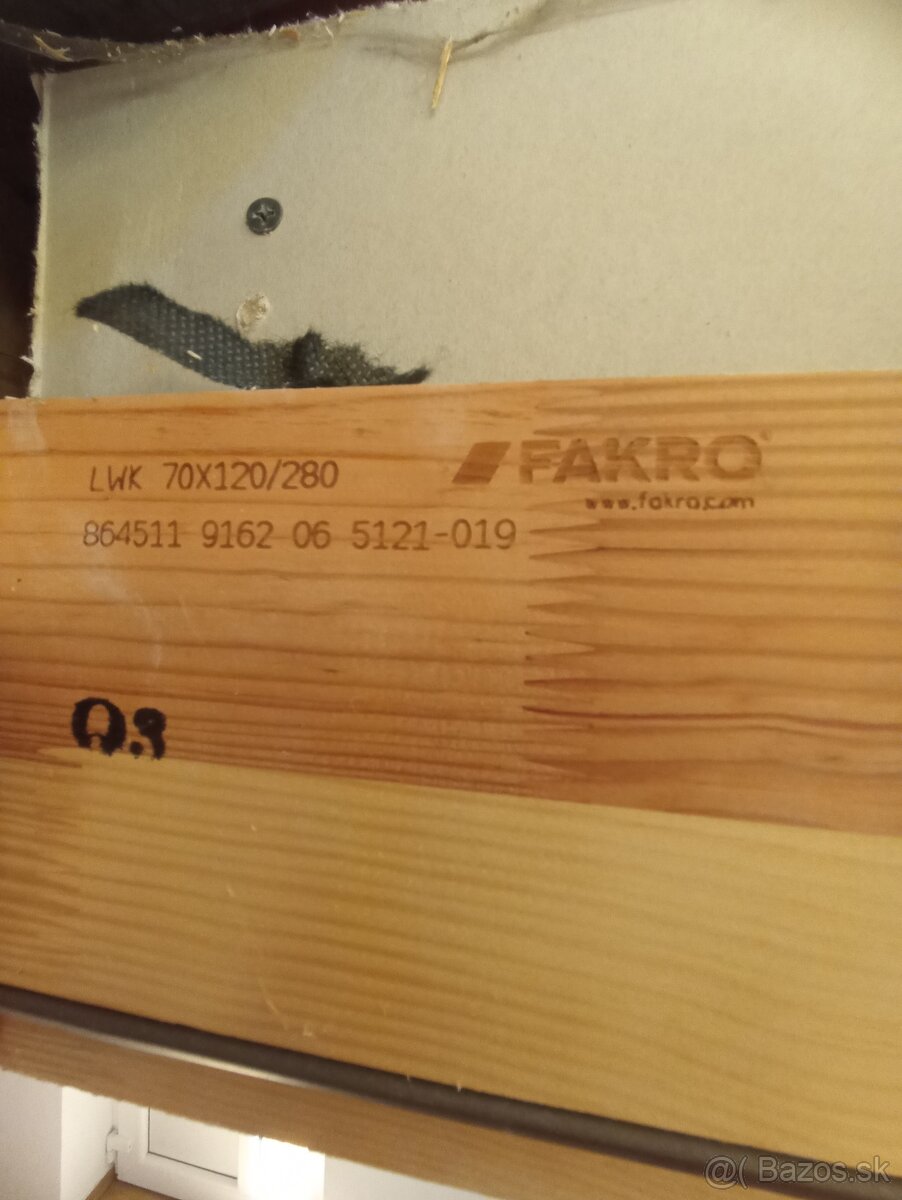 Schody Fakro LWK 70x120/280