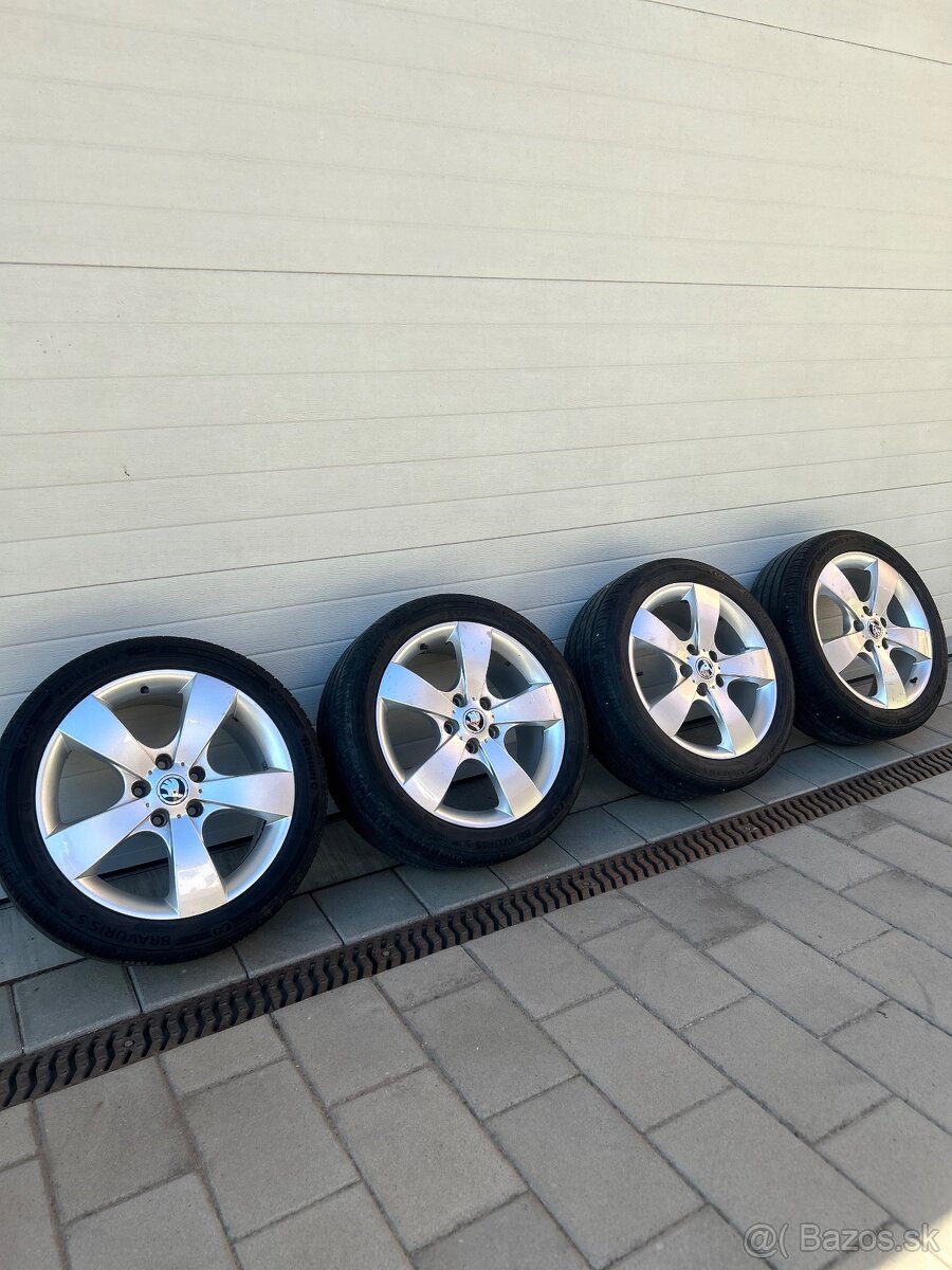 Alu disky Škoda 5x112 r17"