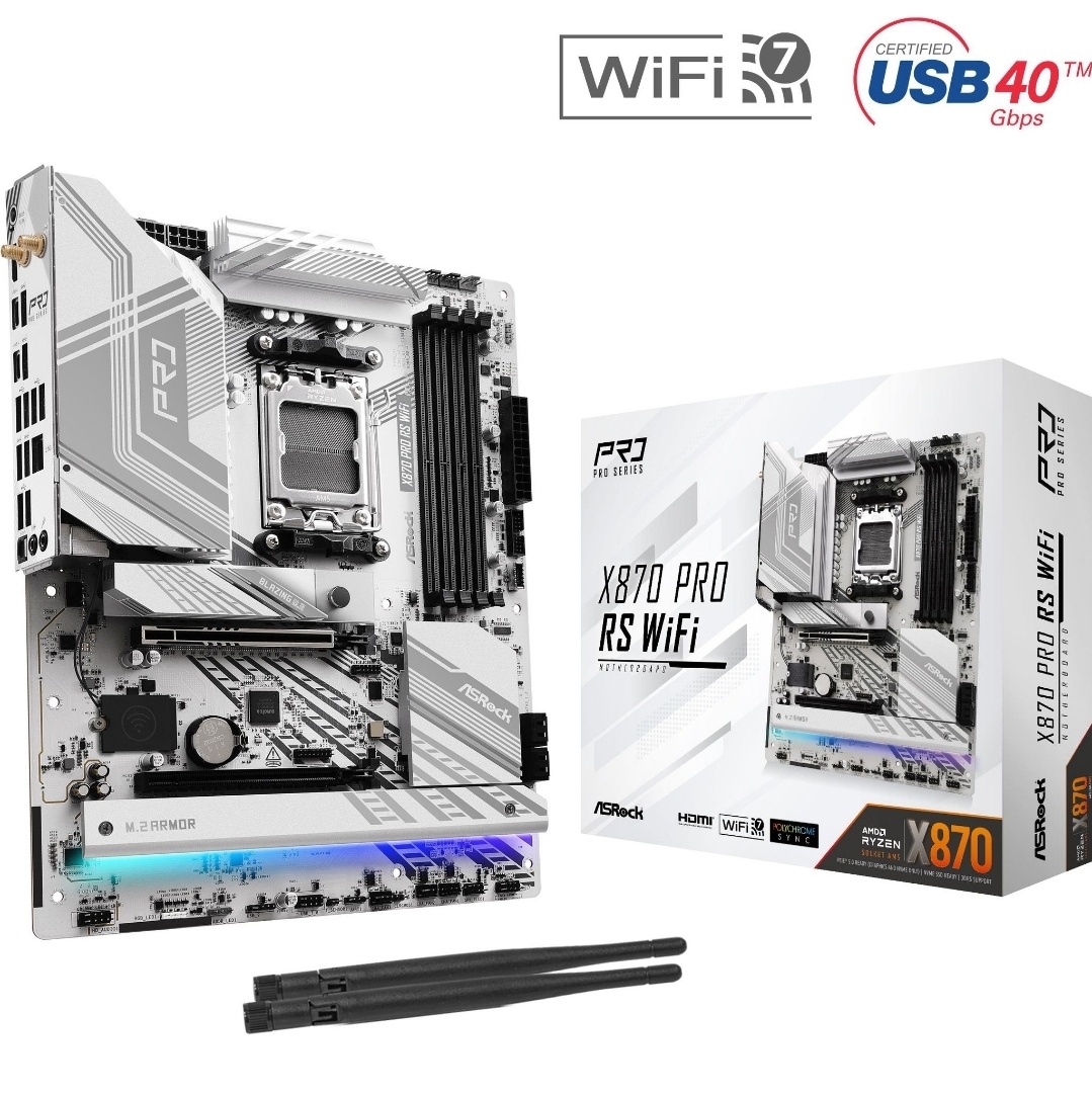 Asrock x870 pro rs wifi