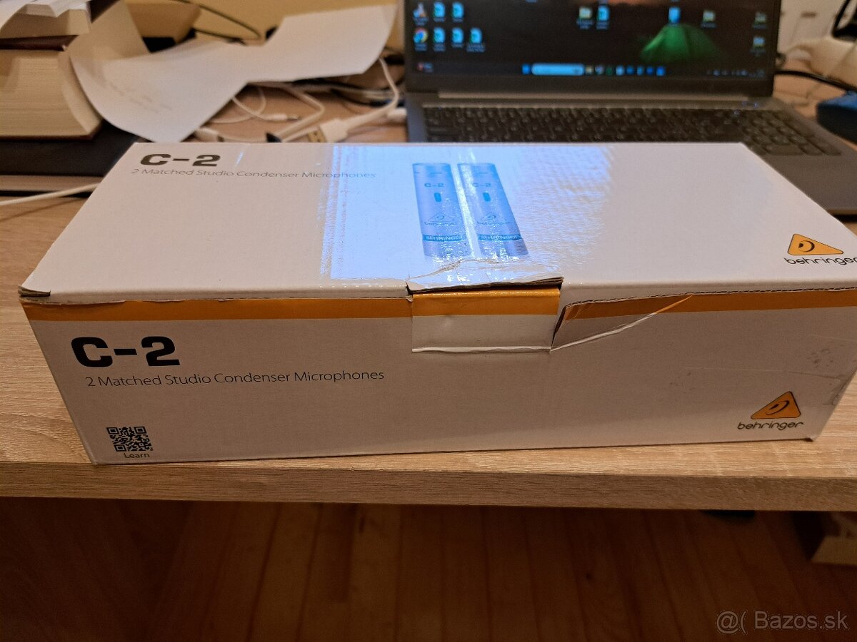 Behringer C-2 pár profesionálnych mikrofónov