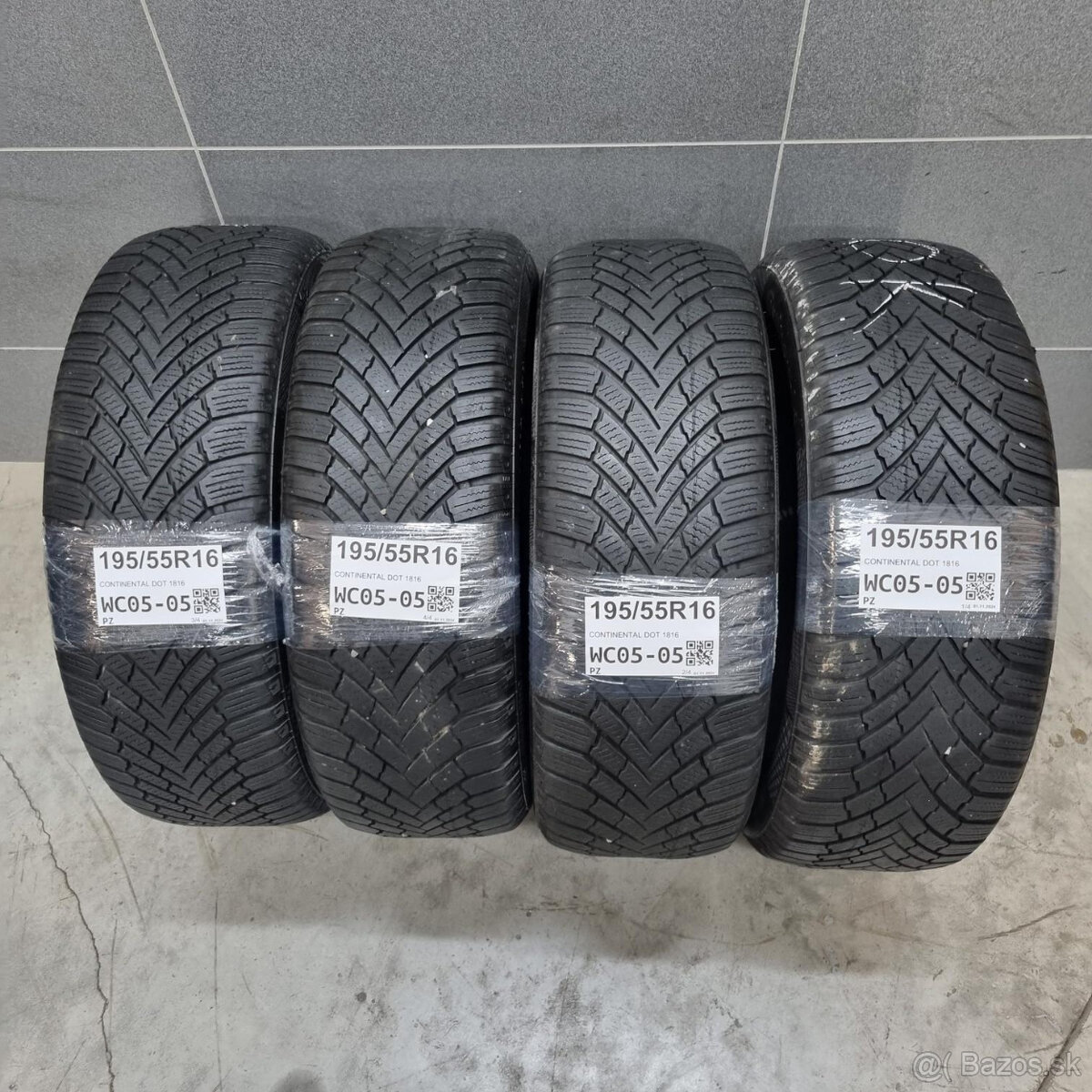 Zimné pneumatiky 195/55 R16 CONTINENTAL DOT1816