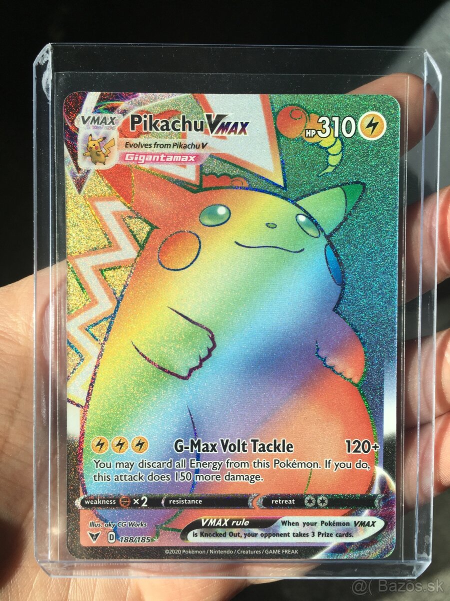 Pikachu VMAX Rainbow Secret Rare Vivid Voltage