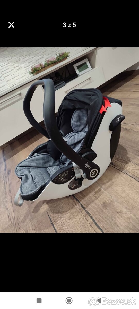 Autosedačka Evoluna i-size 2 + Isofix základňa 40-83 cm KIDD