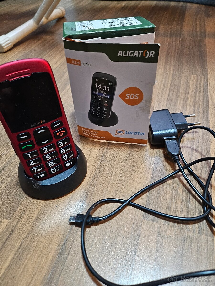 ALIGATOR A670 tlačitkový senior telefon