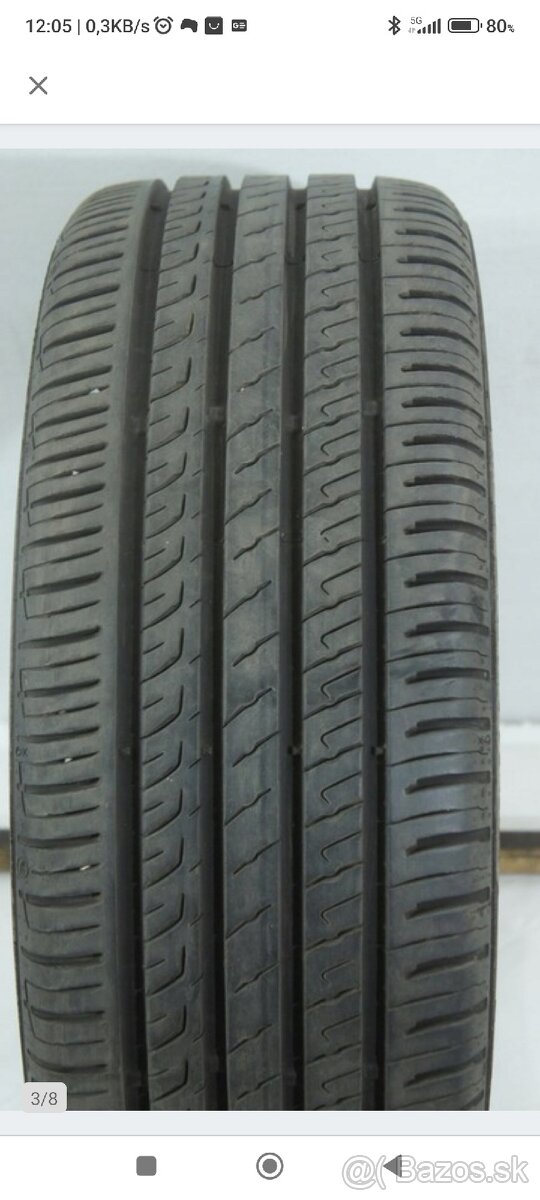 Predám pneu Barum Bravuris 5hm 225/45 R18 xl