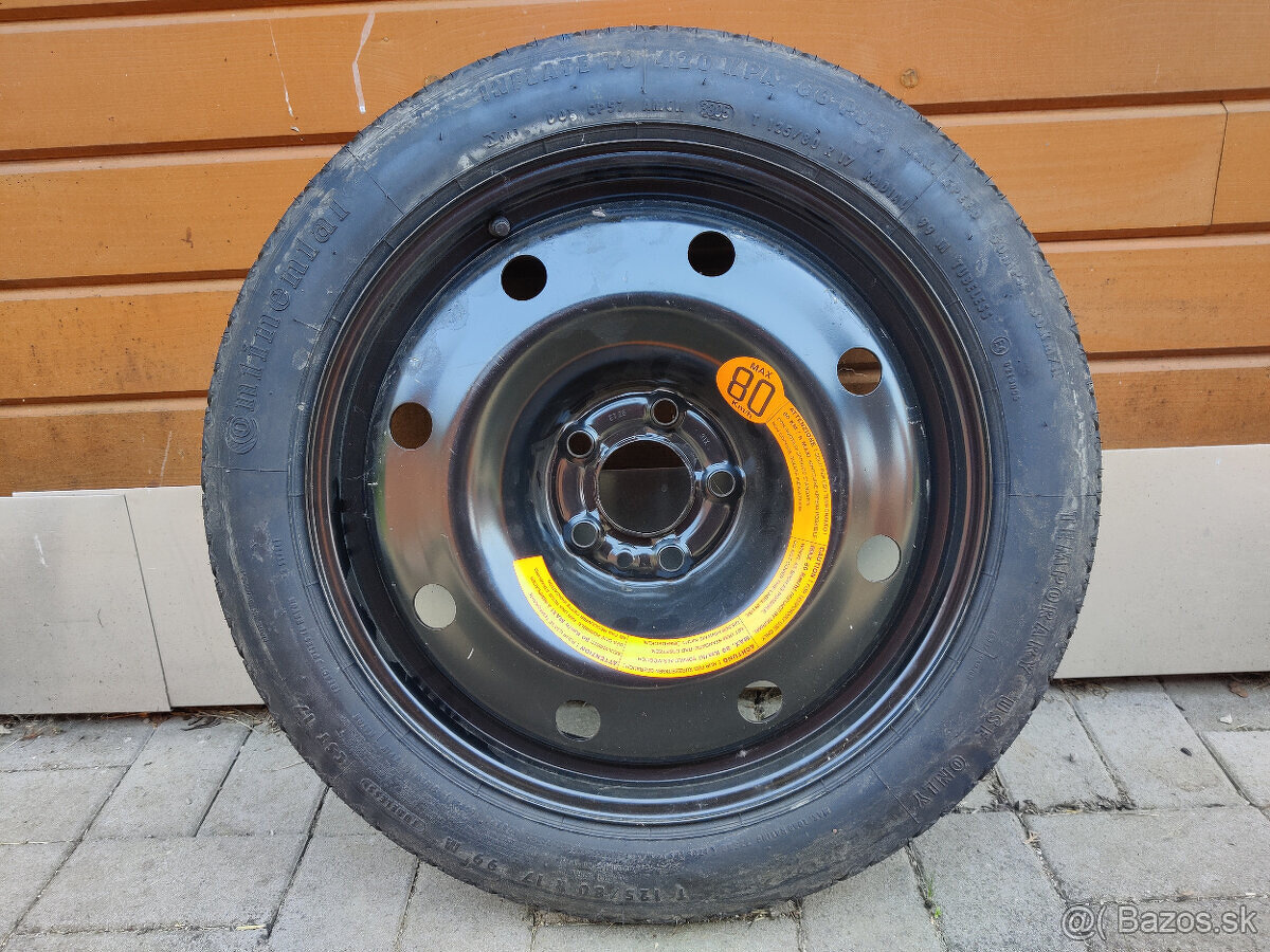 rezerva, dojazdové koleso Alfa Romeo 159 - 5x110