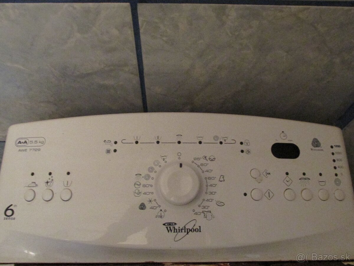 automatická pračka whirlpool awe 7729