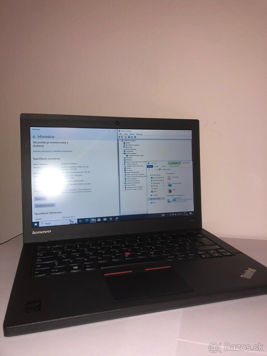 Lenovo Thinkpad x250 I5-5300U,8GB RAM,SSD256GB