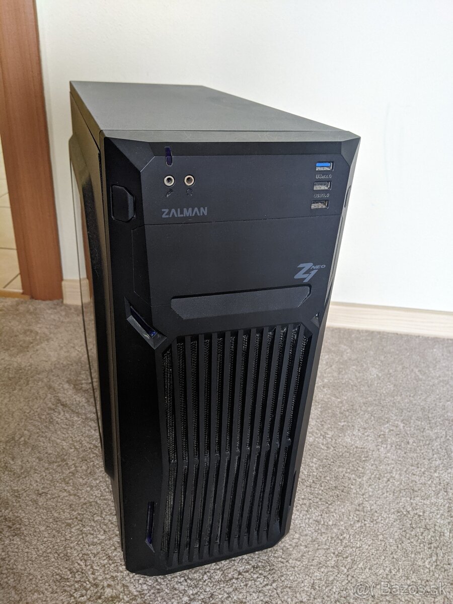 PC Skriňa Zelman Z1 + zakladna doska GA-880GM-USB3