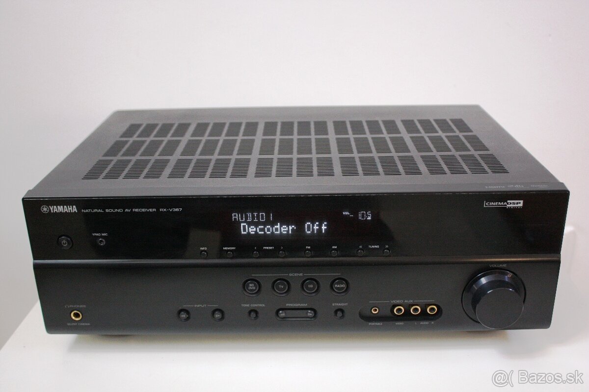 predám YAMAHA RX-V 367 BLACK - AV receiver