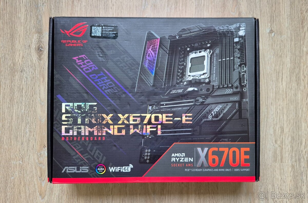 ASUS ROG STRIX X670E-E GAMING WIFI (V ZÁRUKE)