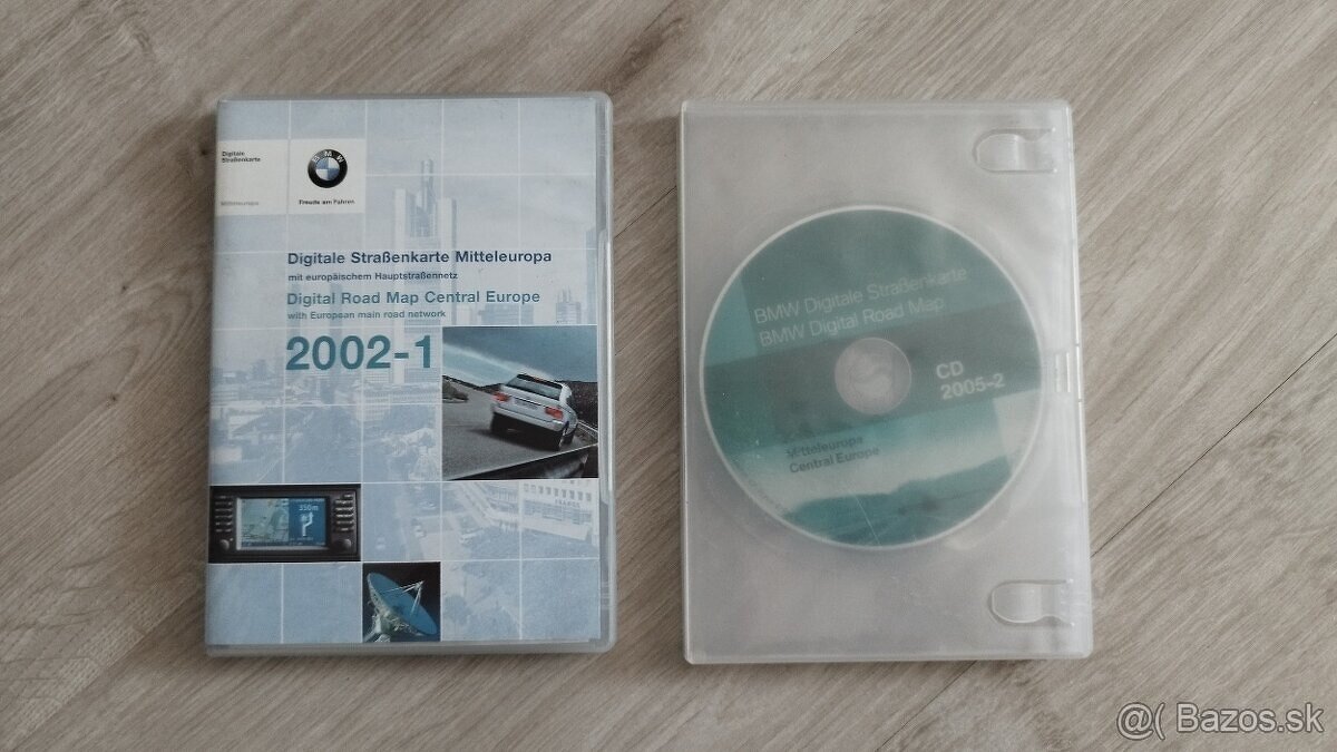 Predám mapy do navigácie BMW 7er e65 na CD, 2 časti.