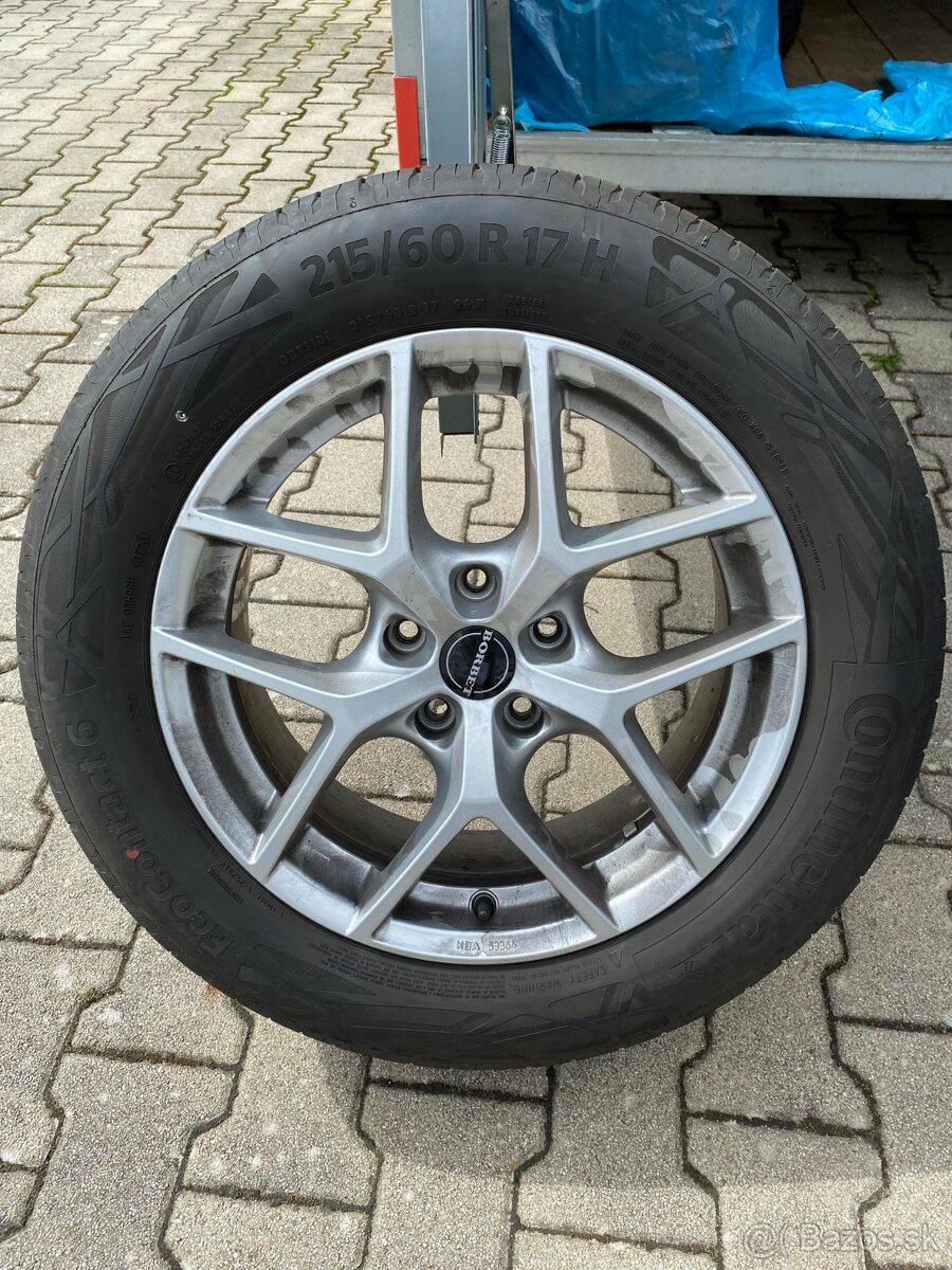 Pneumatiky + disky 215/60 R17 Renault