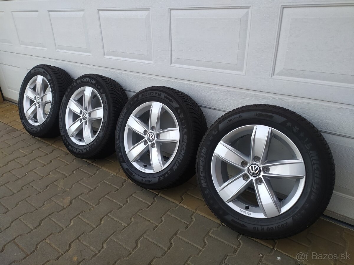 Originálne ALU disky VW, Škoda, Seat R16 5x112 ET43